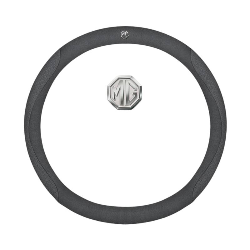 Auto Leder Lenkrad Abdeckung für MG 550 2008-2014,rutschfeste Schweiß Gute Atmungsaktive 37-38cm,O Type-H von WSADRFXS