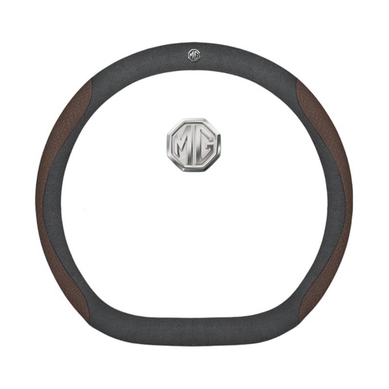 Auto Leder Lenkrad Abdeckung für MG E50 2012-2014,rutschfeste Schweiß Gute Atmungsaktive 37-38cm,D Type-L von WSADRFXS