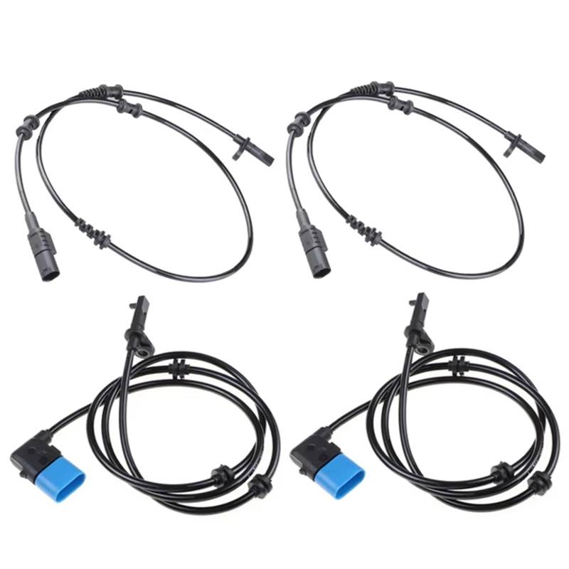 WSBOJXTH Kompatibel Mit Benz Für CLA Shooting Brake X117 2015 2016 2017 2018-2024 ABS-Raddrehzahlsensor Vorne Hinten Links Rechts Autoteile ABS-Sensor(A Set) von WSBOJXTH