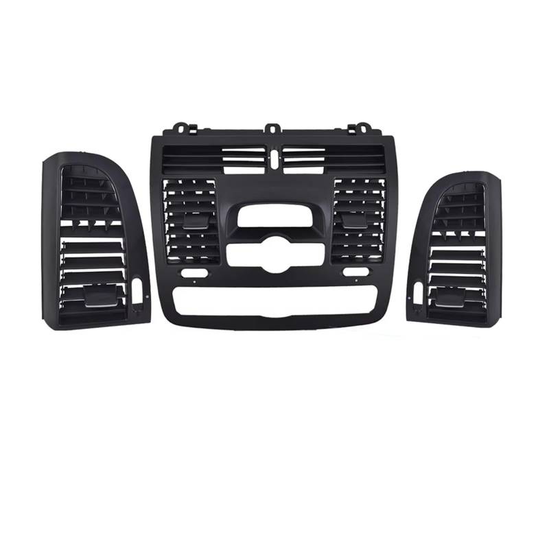 WSBOJXTH Kompatibel Mit Benz Für Vito W639 2004–2010 2011 2012 2013 2014 2015 Auto-AC-Entlüftungsgitter Links Rechts Zentrale Lüftungsauslassabdeckung Klimaanlage Lüftungsdüse(Model B 3PCS Set) von WSBOJXTH