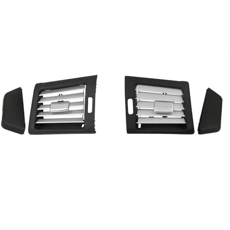 WSBOJXTH Kompatibel Mit Benz W251 R300 R320 R350 R400 R500 2006-2009 2-teilig Vorderes Armaturenbrett Klimaanlage Luftauslass Seitlicher Grill Klimaanlage Lüftungsdüse(Black) von WSBOJXTH