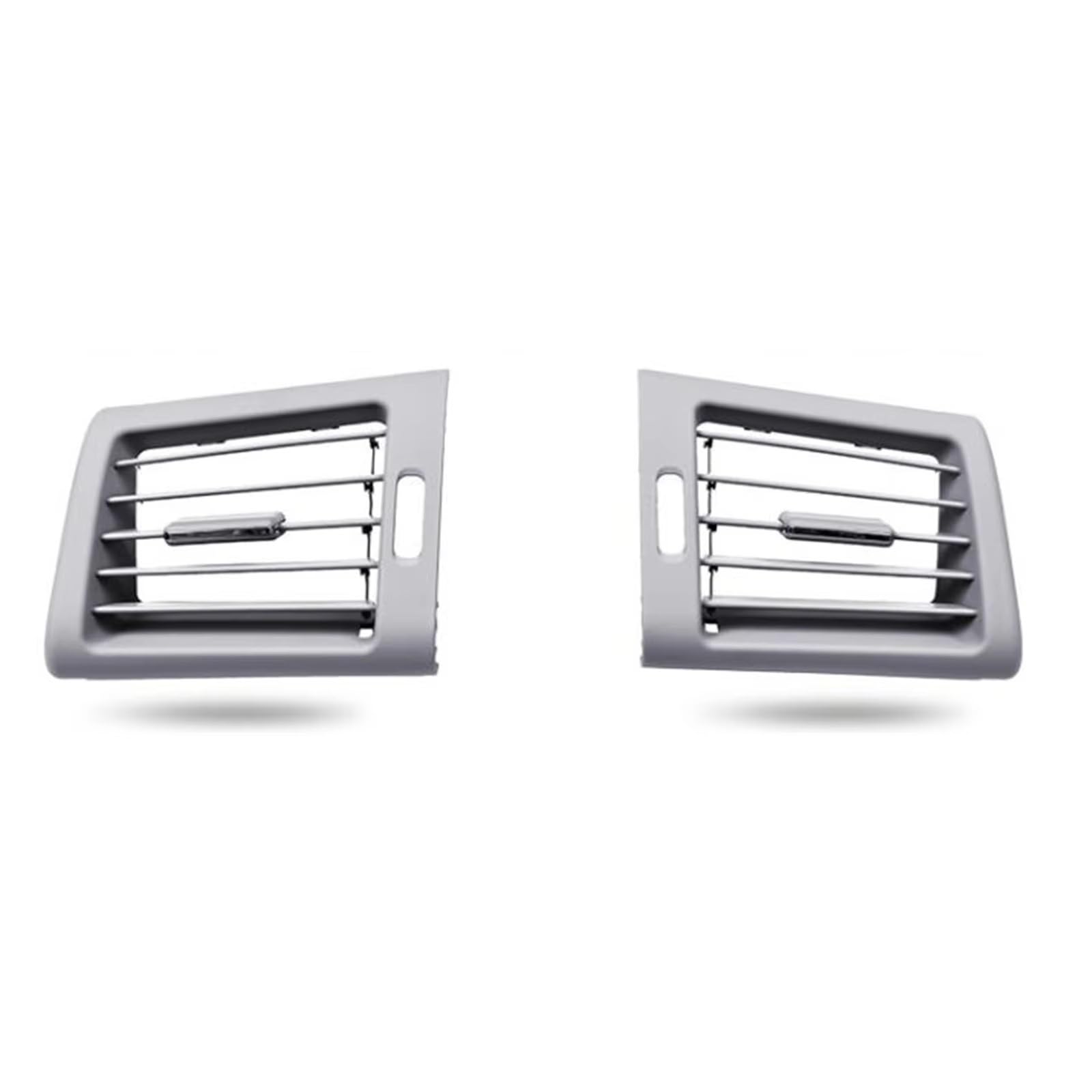 WSBOJXTH Kompatibel Mit Benz W251 R300 R320 R350 R400 R500 2006-2009 2-teilig Vorderes Armaturenbrett Klimaanlage Luftauslass Seitlicher Grill Klimaanlage Lüftungsdüse(Gray) von WSBOJXTH