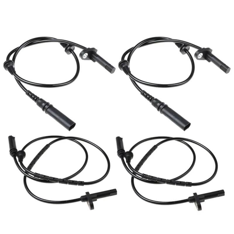 WSBOJXTH Kompatibel Mit E70 E71 F15 F16 F85 F86 X5 X6 Vorne Hinten Links Rechts ABS Raddrehzahlsensor 34526771776 34526771777 SU12022 ALS1832 ABS-Sensor(A Set) von WSBOJXTH