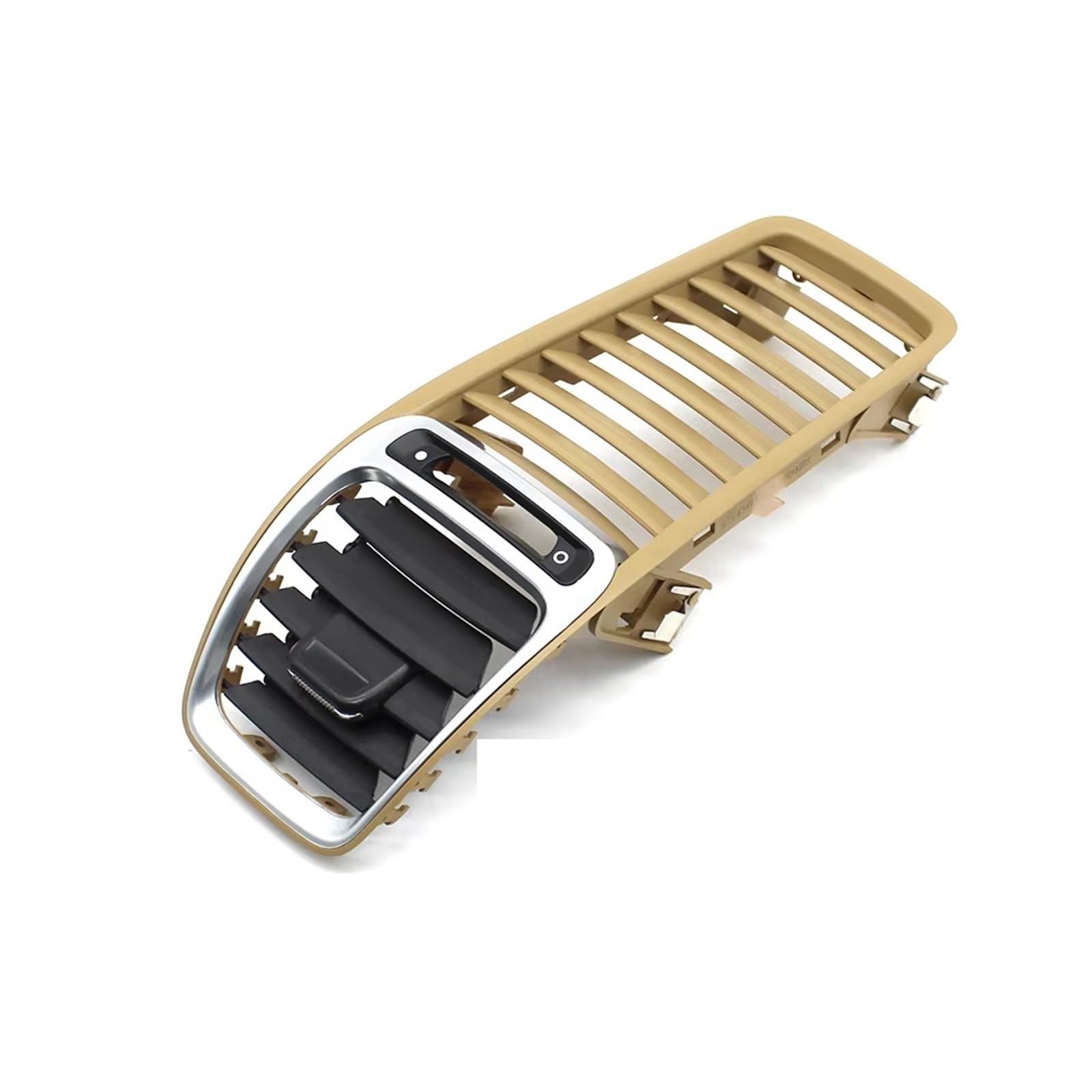 WSBOJXTH Kompatibel Mit Porsche Für Cayman 981 2013–2016, Auto-Front-Armaturenbrett, Klimaanlage, Auslass, AC-Entlüftungsgitter, Abdeckung, 98155213104 Klimaanlage Lüftungsdüse(Beige) von WSBOJXTH