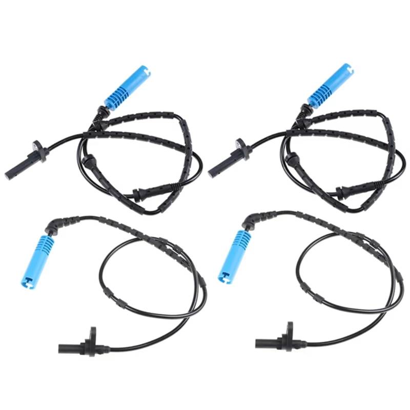 WSBOJXTH Kompatibel Mit X3 E83 2004 2005 2006 2007 2008 2009 2010 ABS Raddrehzahlsensor Vorne Hinten Links Rechts Autoteile ABS-Sensor(A Set) von WSBOJXTH