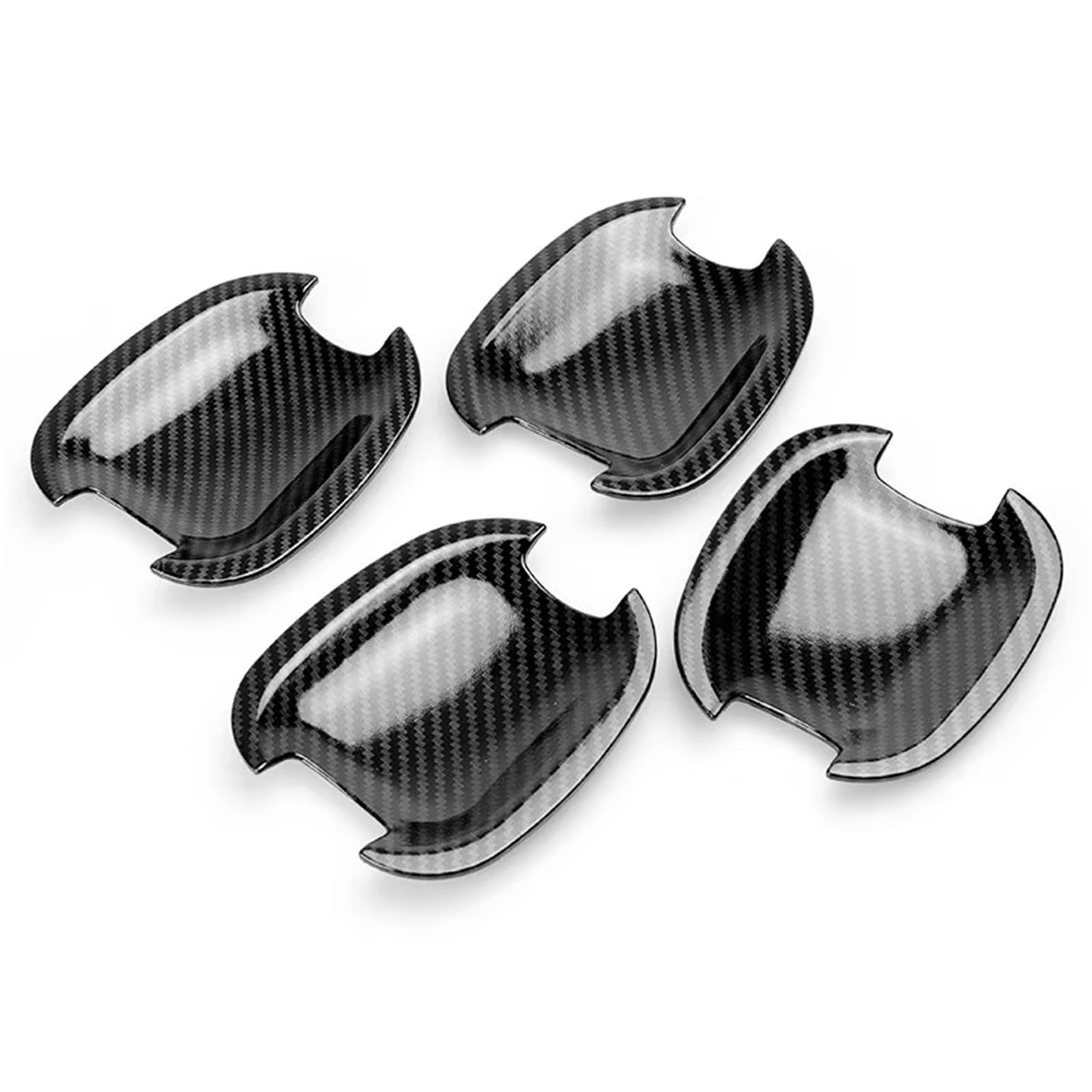 WSBOJXTH Türgriffabdeckung Kompatibel Mit Chevrolet Für Cruze 2009–2013, Auto-Karbonfaser-Stil, Dekoration Für Den Außentürgriff/Türschüsselabdeckung, Aufkleber, Zierleiste, Schutz(Door Bowl) von WSBOJXTH