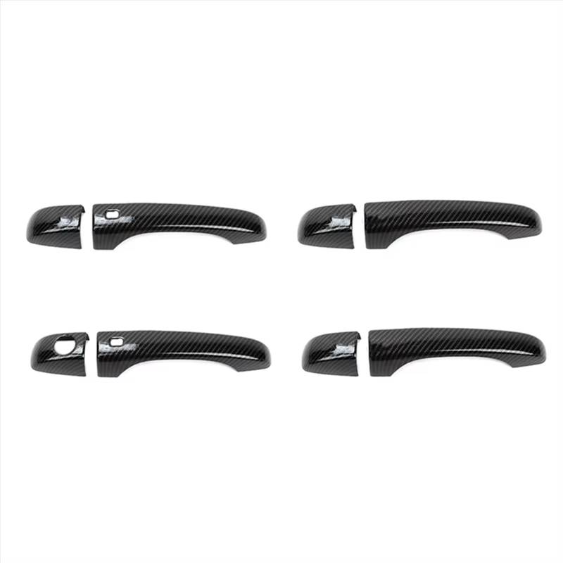 WSBOJXTH Türgriffabdeckung Kompatibel Mit Chrysler 300 300C 2011 2012 2013–2021 2022 2023 Auto-Außentürgriffe Abdeckung Zierleiste Zubehör ABS Kohlefaser von WSBOJXTH