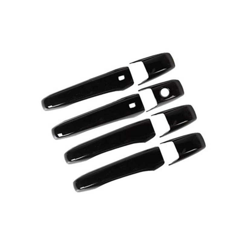 WSBOJXTH Türgriffabdeckung Kompatibel Mit Chrysler 300 Limousine 2011–2019 2020 2021 2022, 1 Satz Auto-Außentürgriff-Abdeckung Mit Smart Keyless Entry, Schwarzes ABS von WSBOJXTH