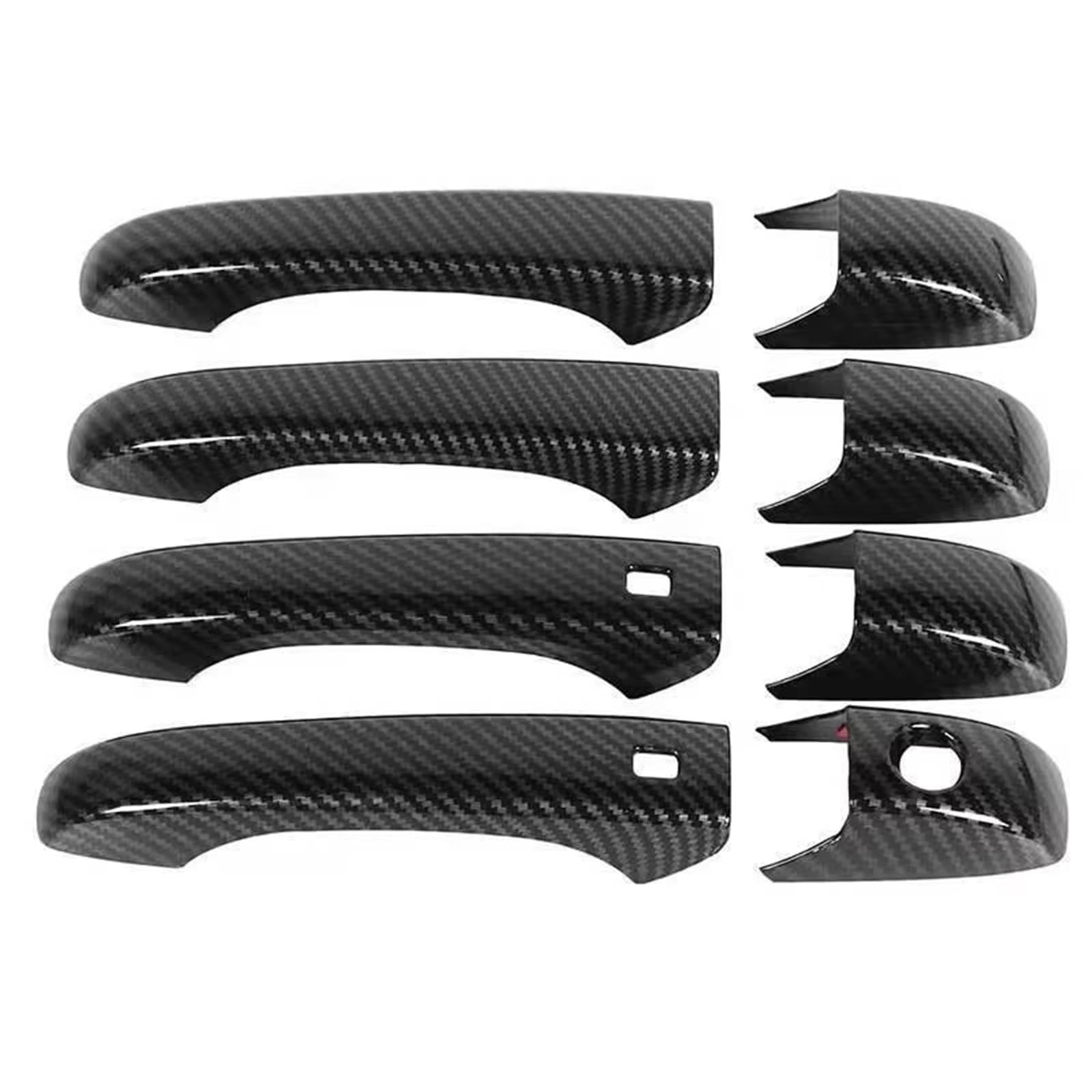 WSBOJXTH Türgriffabdeckung Kompatibel Mit Chrysler 300C LE LX 2005 2006 2007 2008 2009 2010 2011 Türgriff Dekorative Schale Türgriffe Abdeckungen Autodekor(Color 1 Three Holes) von WSBOJXTH