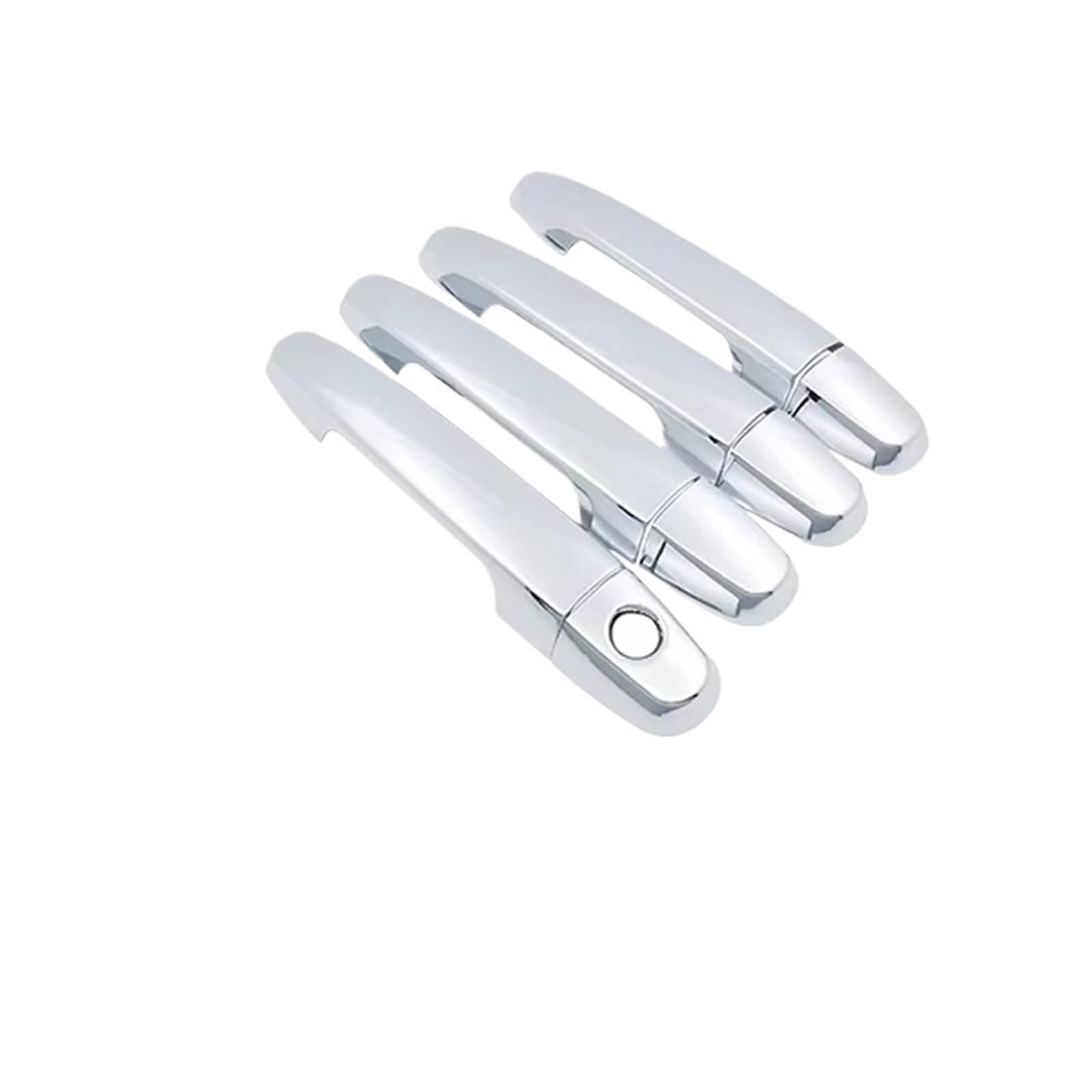 WSBOJXTH Türgriffabdeckung Kompatibel Mit Daihatsu Für Boon 2004-2015, Auto-ABS-Kohlefaser-Griff Oder Chrom-Türgriffabdeckung, Verkleidungssatz, Autozubehör(A Handle 1 Keyhole) von WSBOJXTH