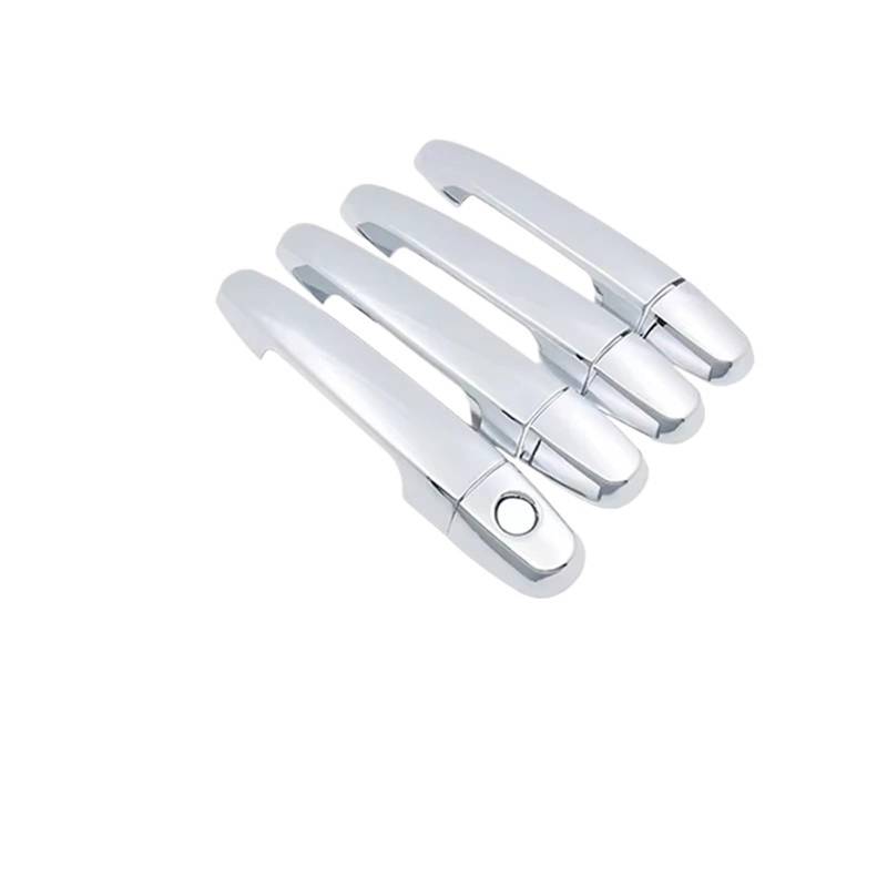 WSBOJXTH Türgriffabdeckung Kompatibel Mit Daihatsu Für Boon 2004-2015, Auto-ABS-Kohlefaser-Griff Oder Chrom-Türgriffabdeckung, Verkleidungssatz, Autozubehör(A Handle 1 Keyhole) von WSBOJXTH