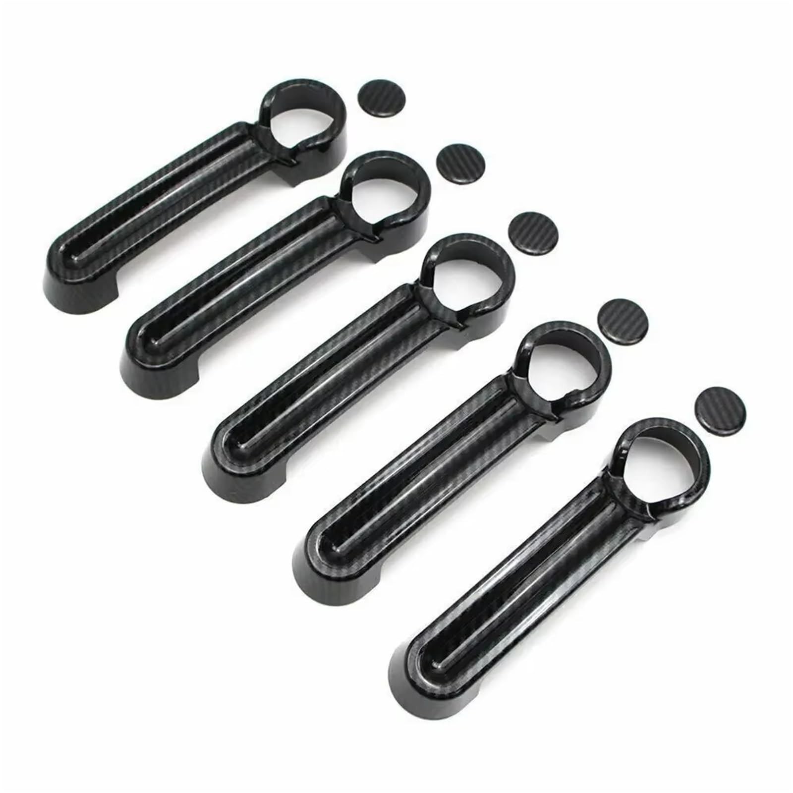 WSBOJXTH Türgriffabdeckung Kompatibel Mit Jeep Für Wrangler JK JKU 2007-2018 Für Liberty 2008-2012, Außentürgriff-Formteilabdeckung Im Auto-Karbonfaser-Stil, Dekor WSBOJXTH Türgriffabdeckung Kompatibel Mit Jeep Für Wrangler JK JKU 2007-2018 Für Liberty 2008-2012, Außentürgriff-Formteilabdeckung Im Auto-Karbonfaser-Stil, Dekor von WSBOJXTH
