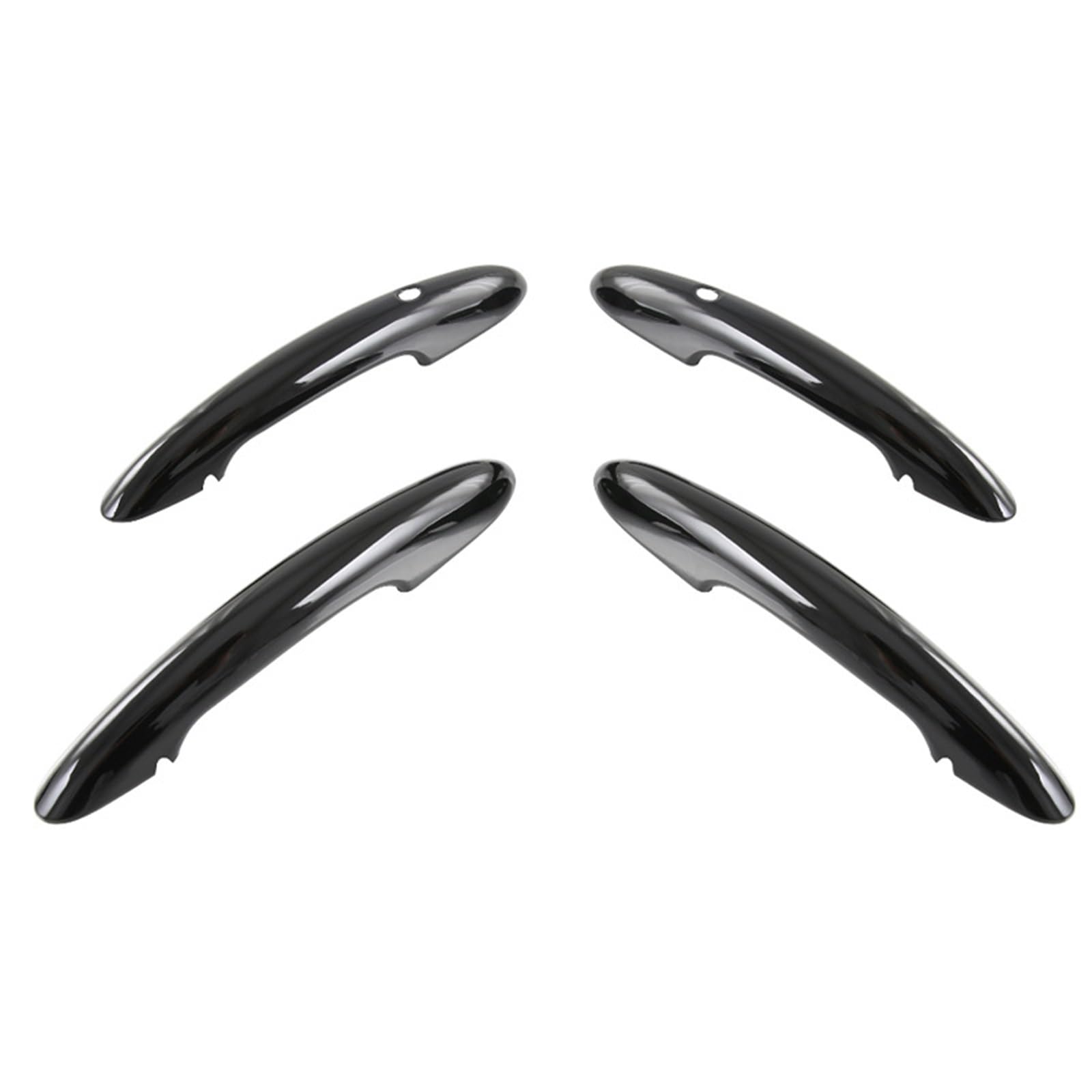 WSBOJXTH Türgriffabdeckung Kompatibel Mit Mini Für F54 F55 F56 F57 F60 Türgriffschale Türgriff Dekorative Abdeckung Zubehör(Black-Without induct) von WSBOJXTH