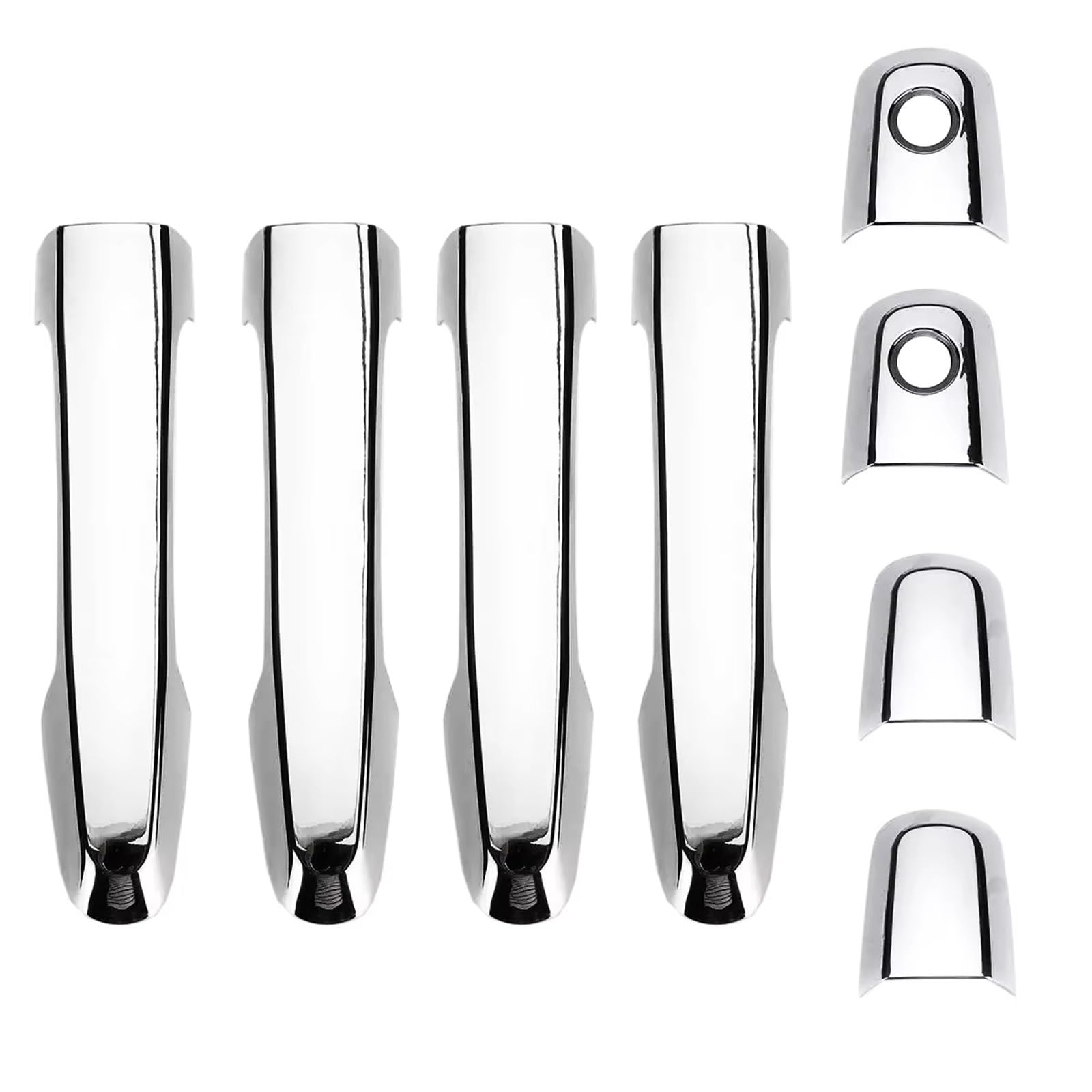 WSBOJXTH Türgriffabdeckung Kompatibel Mit Mitsubishi Für L200 Für Triton Pickup 2006 2010 2011 2012 2013 2014, 8-teilige Chrom-Türgriffabdeckung WSBOJXTH Türgriffabdeckung Kompatibel Mit Mitsubishi Für L200 Für Triton Pickup 2006 2010 2011 2012 2013 2014, 8-teilige Chrom-Türgriffabdeckung von WSBOJXTH