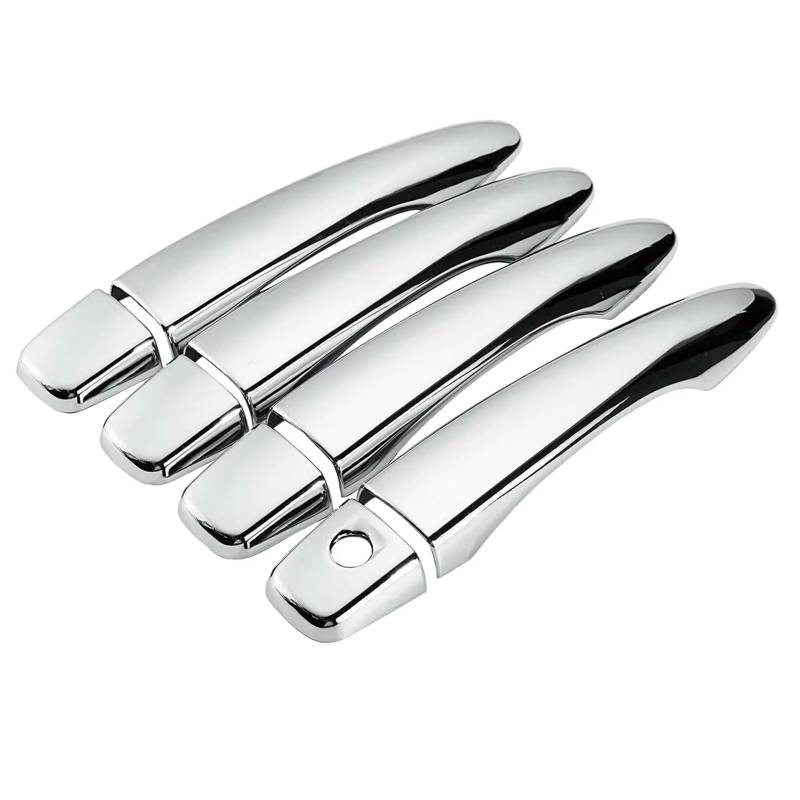 WSBOJXTH Türgriffabdeckung Kompatibel Mit Nissan Für Qashqai J11 2014-2019, 8-teilige Chrom-Türgriffabdeckung, Zierleiste Für Den Außentürgriff, Dekorative Abdeckung von WSBOJXTH