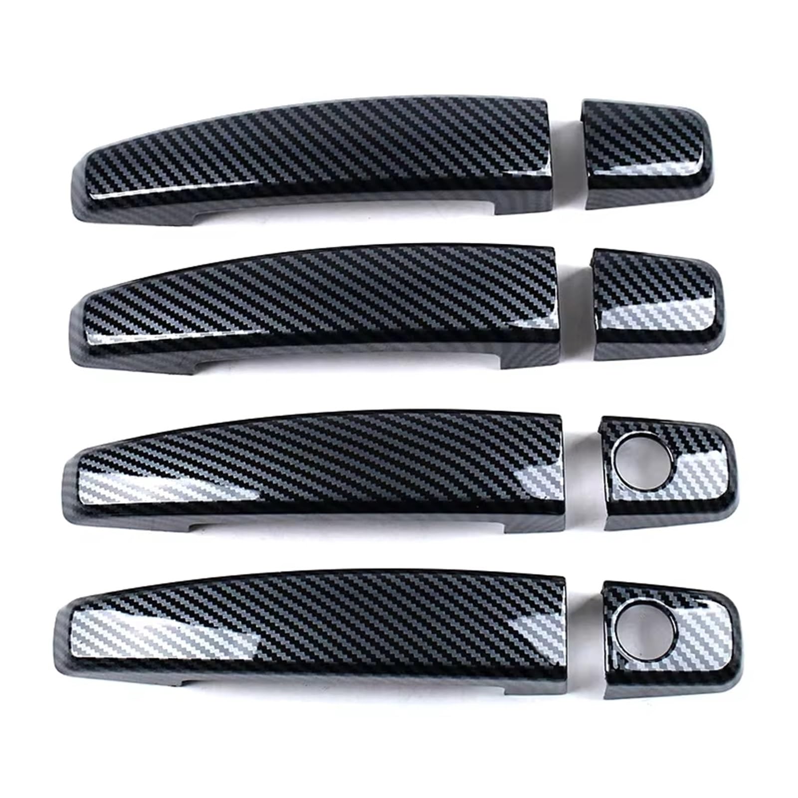 WSBOJXTH Türgriffabdeckung Kompatibel Mit Opel Für Corsa D 2007 2008 2009 2010 2011 2012 2013 2014 Türgriff Dekorative Schale Türgriffe Abdeckungen Auto Dekor(Color 1 Double Hole) von WSBOJXTH