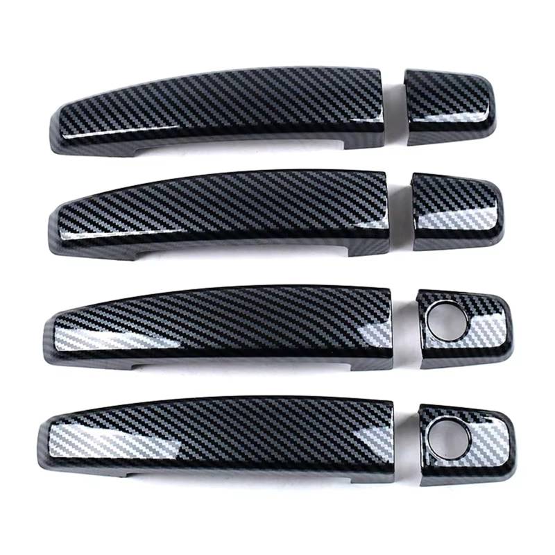 WSBOJXTH Türgriffabdeckung Kompatibel Mit Opel Für Corsa D 2007 2008 2009 2010 2011 2012 2013 2014 Türgriff Dekorative Schale Türgriffe Abdeckungen Auto Dekor(Color 1 Double Hole) von WSBOJXTH