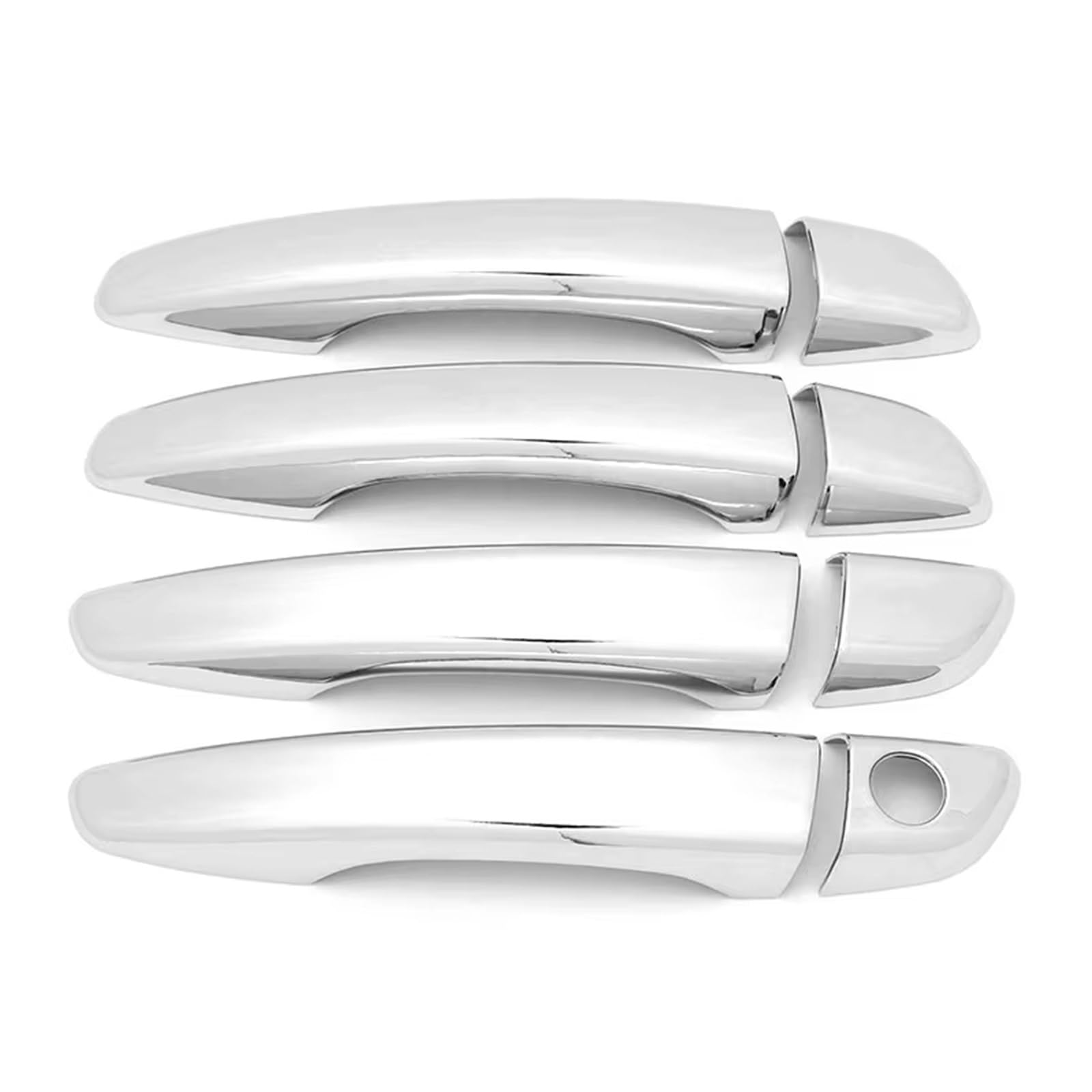 WSBOJXTH Türgriffabdeckung Kompatibel Mit Opel Für Corsa F 2020 2021 2022 2023 Türgriff Dekorative Schale Türgriffe Abdeckungen Auto Dekor(Color 3 Single Hole) von WSBOJXTH