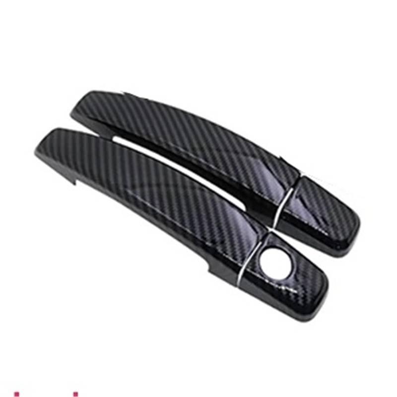 WSBOJXTH Türgriffabdeckung Kompatibel Mit Opel Für Zafira B 2006 2007 2008 2009 2010 2011 2012 2013 2014 Autotürgriffabdeckungen Außenkratzschutzdekorzubehör(E 1 Keyhole No Button) von WSBOJXTH