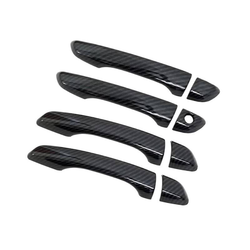 WSBOJXTH Türgriffabdeckung Kompatibel Mit Peugeot 2008 P24 2019 2020 2021 2022 2023 2024 Autotürgriffabdeckungen Außenschutzdekorzubehör(B Handle 1 Keyhole) von WSBOJXTH