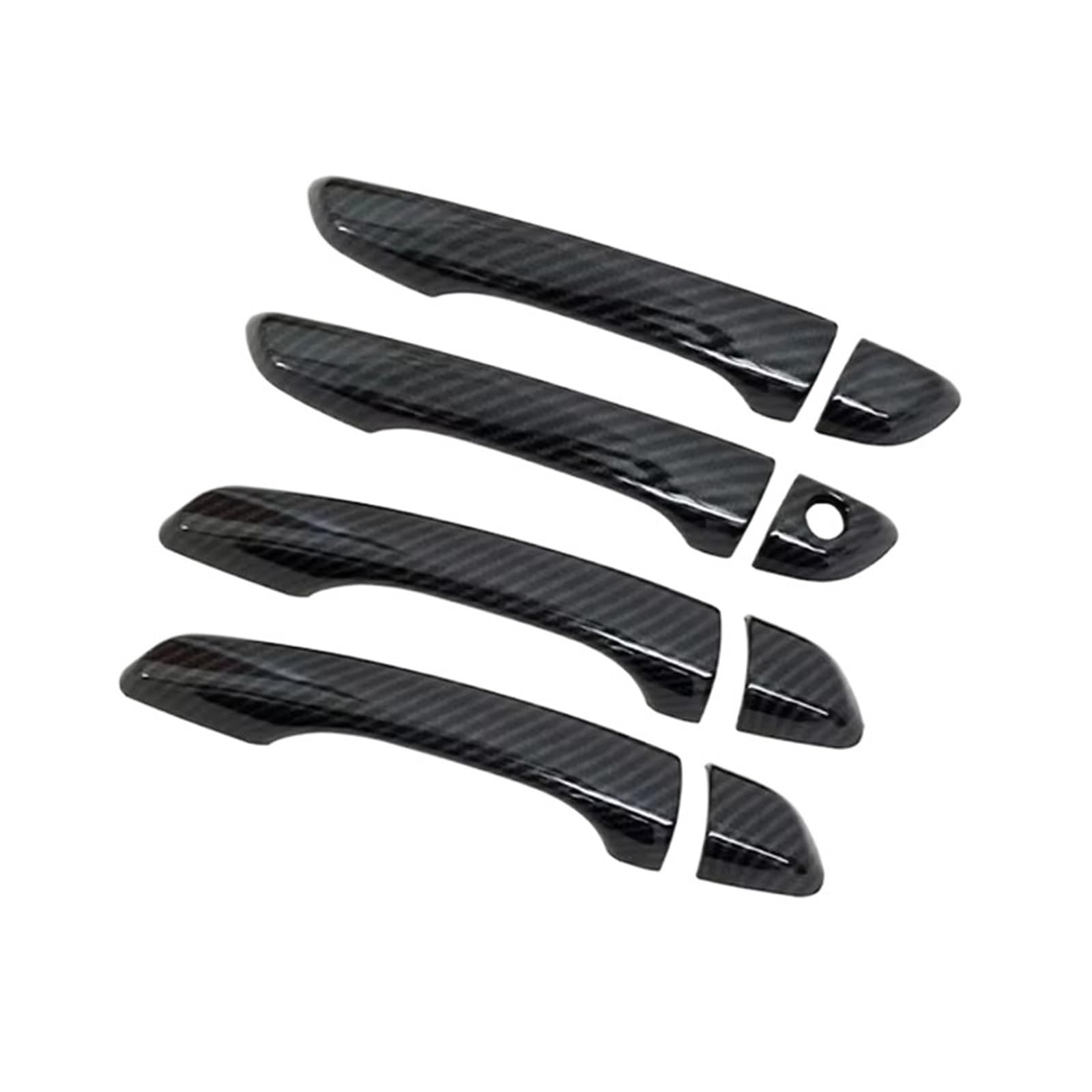 WSBOJXTH Türgriffabdeckung Kompatibel Mit Peugeot 208 2019 2020 2021 2022 2023 2024 Autotürgriffabdeckungen Außenschutzdekore Zubehör(C Handle 1 Keyhole) von WSBOJXTH