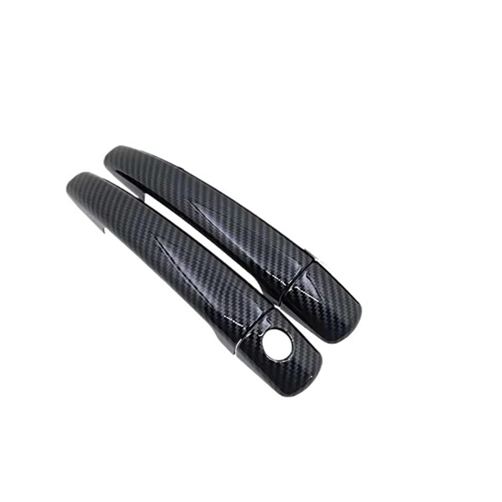 WSBOJXTH Türgriffabdeckung Kompatibel Mit Peugeot Für Partner 2009–2018, Auto-Abs-Kohlefaser-Abdeckungen, Auto-Chrom-Türgriffabdeckungen, Verkleidungssets, Zubehör(B 1Keyholes 2door) von WSBOJXTH