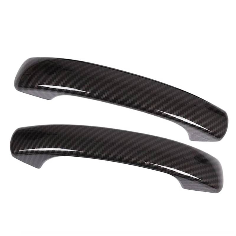 WSBOJXTH Türgriffabdeckung Kompatibel Mit Smart Für Fortwo 451 2009 2010 2011 2012 2013 2014 2015, 2 Stück/Set, Carbonfaser-Stil, Auto-Außentürgriff-Abdeckungsverkleidung von WSBOJXTH