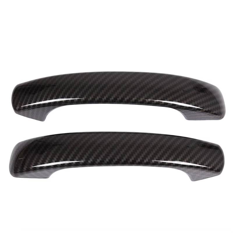 WSBOJXTH Türgriffabdeckung Kompatibel Mit Smart Für Fortwo 451 2009 2010 2011 2012 2013 2014 2015, 2-teiliges ABS-Außentürgriff-Abdeckungsset Im Carbonfaser-Stil von WSBOJXTH