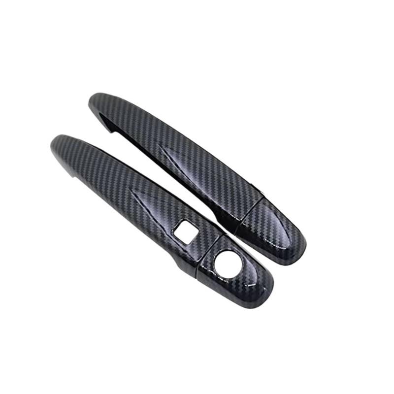 WSBOJXTH Türgriffabdeckung Kompatibel Mit Toyota Für Land Für Cruiser Für Prado J120 2003-2009 Autotürgriffabdeckungen Außenschutzdekorzubehör(E 1 keyless Entry) von WSBOJXTH