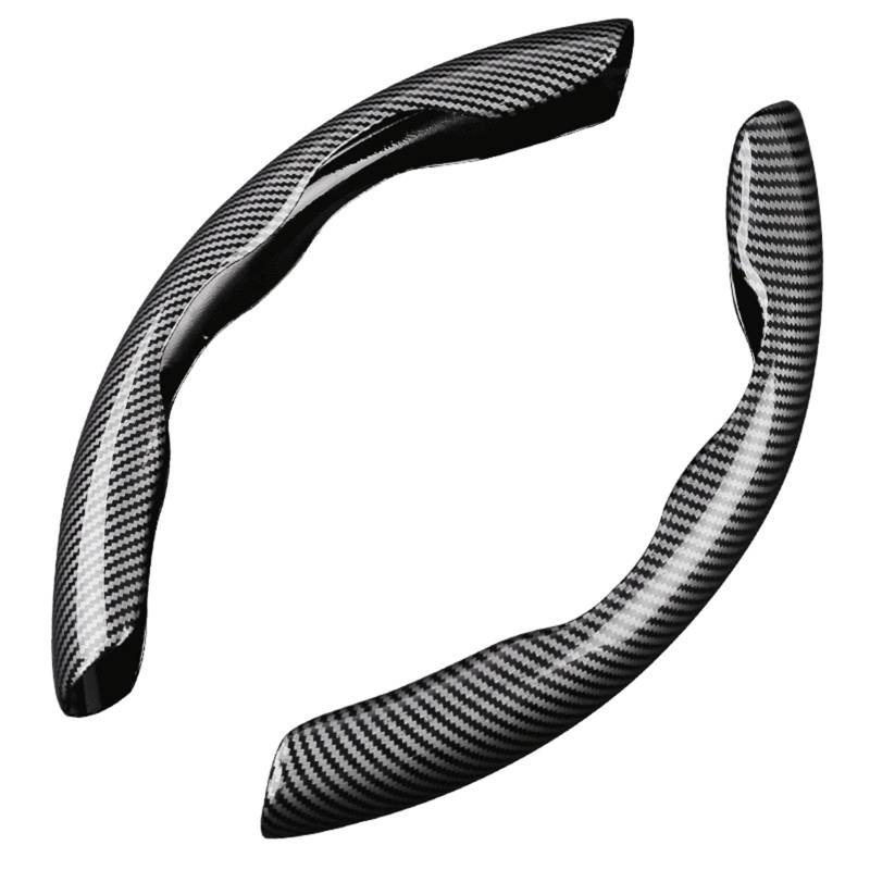 2 Stück Segmentiertes Autolenkrad für Jaguar X-Type x Type 2001 2002 2003 2004 2005 2006 2007 2008 2009, rutschfest, Ultraleicht, komfortabel Lenkradbezug von WSDUILA