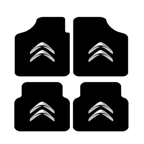 Auto Fußmatten Set 4-teilig für Citroen C3 Hatchback 2013-2016, Autofußmatten universal, Auto Teppiche Allwetter, rutschfest,B Auto Fußmatten Set 4-teilig für Citroen C3 Hatchback 2013-2016, Autofußmatten universal, Auto Teppiche Allwetter, rutschfest,B von WSDUILA