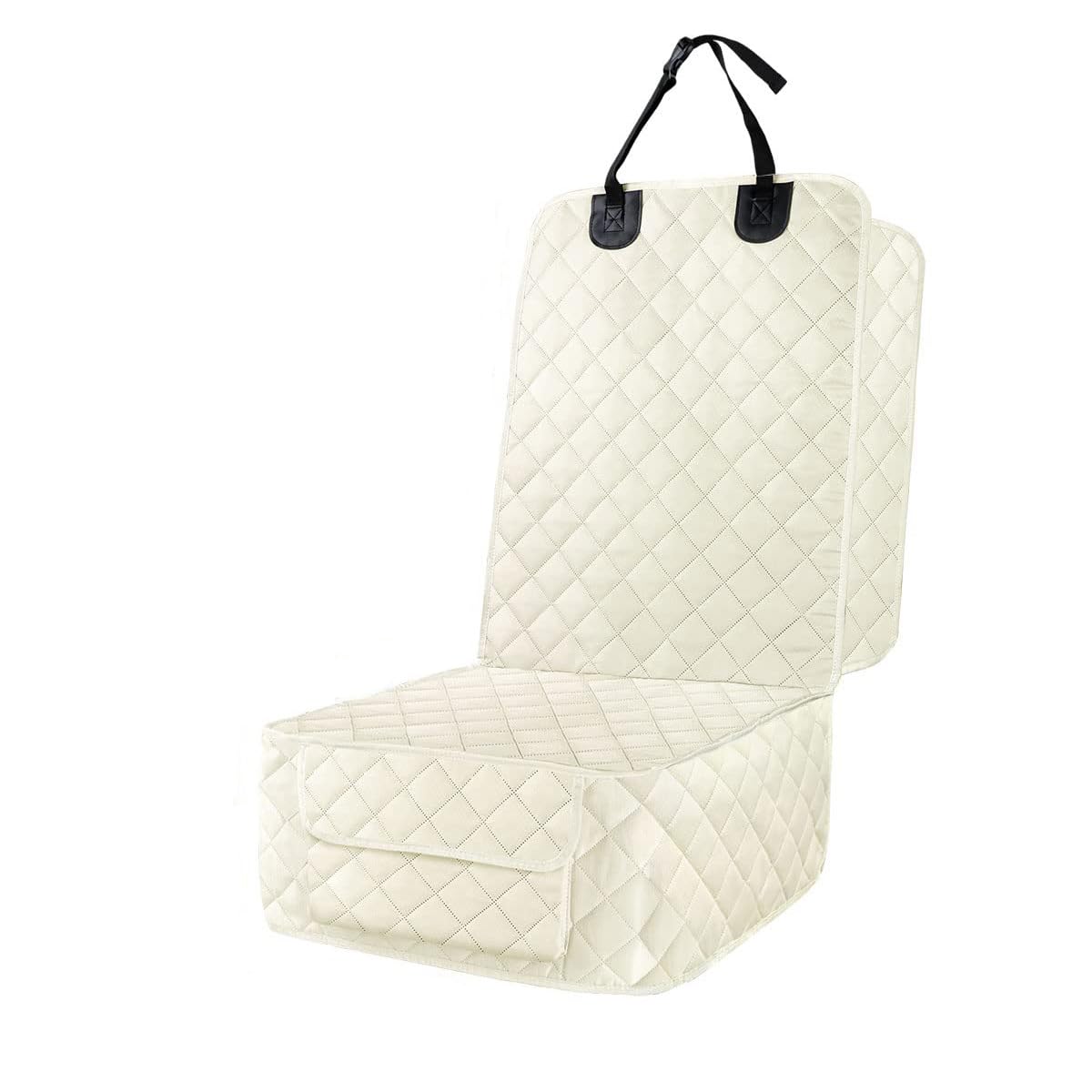 WSDUILA Vordersitzbezug für Hunde für Seat Leon II 2005-2012, Wasserabweisende Sitzbezüge Auto Hund, Sitzbezug Auto Vordersitze,B Off-White WSDUILA Vordersitzbezug für Hunde für Seat Leon II 2005-2012, Wasserabweisende Sitzbezüge Auto Hund, Sitzbezug Auto Vordersitze,B Off-White von WSDUILA