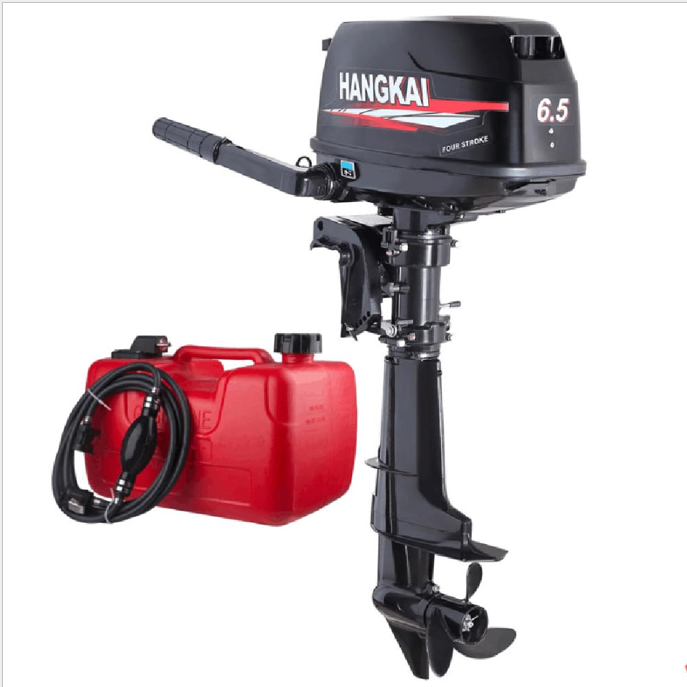 6.5HP 4 Takt Außenborder Motor Benzinmotor Außenbordmotor Wasserkühlung System Heavy Duty Boot Motor Für Aufblasbare Fischerboot, CDI Zündsystem, 123CC, 40CM/16In Short Shaft, 5000-6000r/min 6.5HP 4 Takt Außenborder Motor Benzinmotor Außenbordmotor Wasserkühlung System Heavy Duty Boot Motor Für Aufblasbare Fischerboot, CDI Zündsystem, 123CC, 40CM/16In Short Shaft, 5000-6000r/min von WSIKGHU