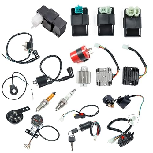 WSNZYT Motorrad-Startrelais Motorradteile CDI Zündgleichrichter CG Relais Hochspannungspaket Für 50 125 150 250CC ATV Pit Dirt Bike Elektrosatz Hoch von WSNZYT