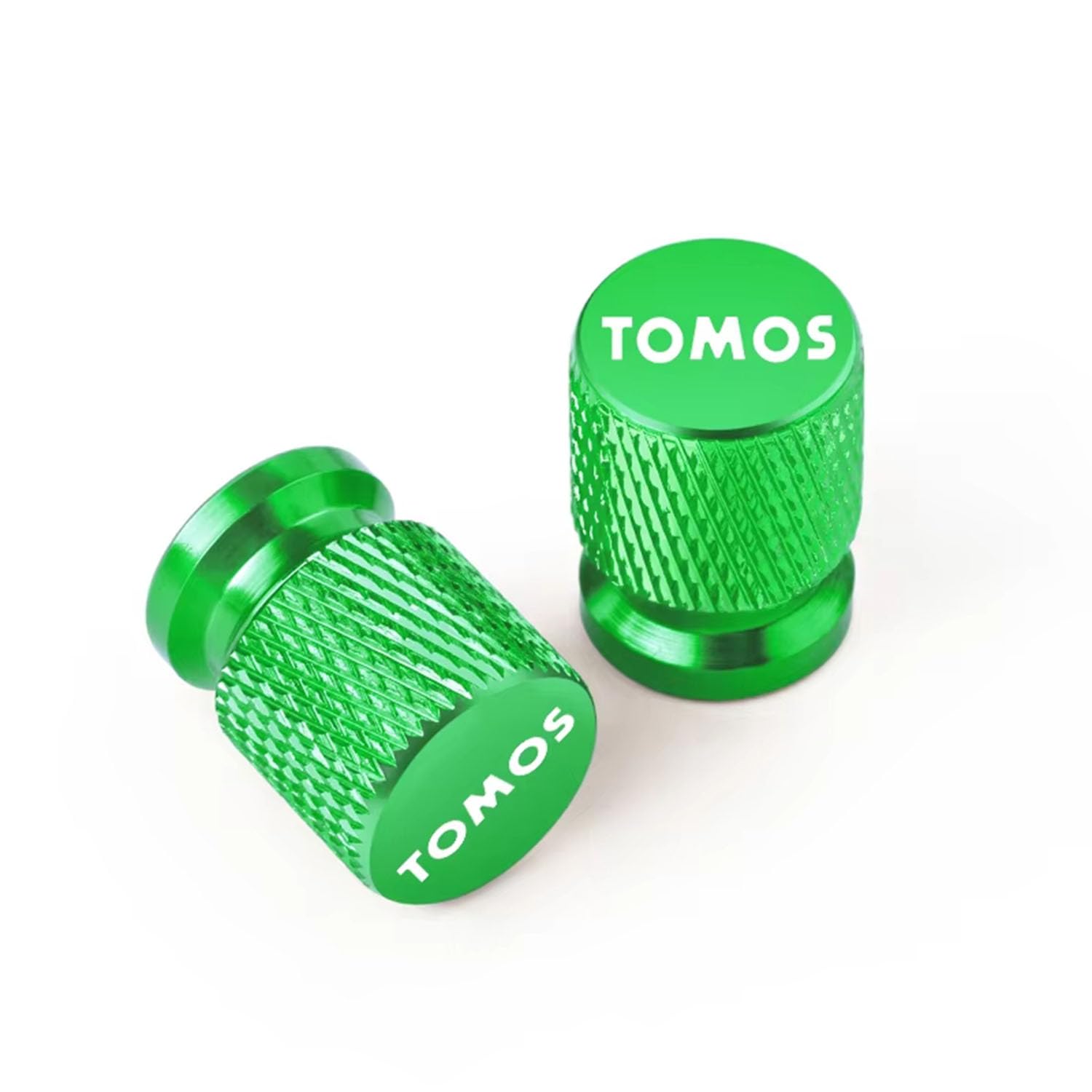 4 Stück Motorrad Ventilkappen für Tomos Nitro Arrow Sprint LX Streetmate R A35 Racing TT CNC Aluminium mit Graviertem Logo Staubdichte Reifenkappen Motorradventile,Green Style 4 Stück Motorrad Ventilkappen für Tomos Nitro Arrow Sprint LX Streetmate R A35 Racing TT CNC Aluminium mit Graviertem Logo Staubdichte Reifenkappen Motorradventile,Green Style von WSOPP