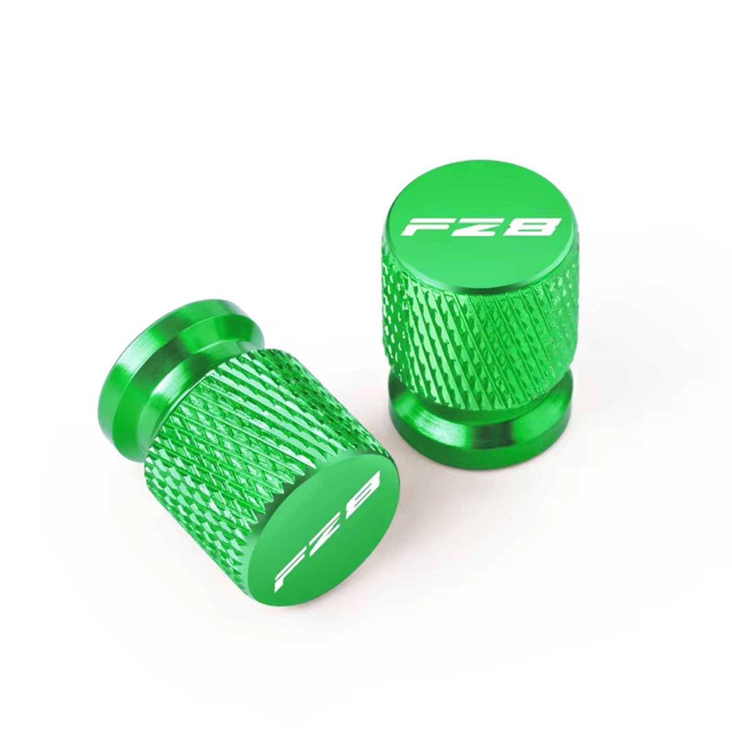 4 Stück Motorrad Ventilkappen für Yamaha FZ8 FZ 8 FAZER 2010-2023 2013 2012 2011 CNC Aluminium mit Graviertem Logo Staubdichte Reifenkappen Motorradventile,Green Style 4 Stück Motorrad Ventilkappen für Yamaha FZ8 FZ 8 FAZER 2010-2023 2013 2012 2011 CNC Aluminium mit Graviertem Logo Staubdichte Reifenkappen Motorradventile,Green Style von WSOPP