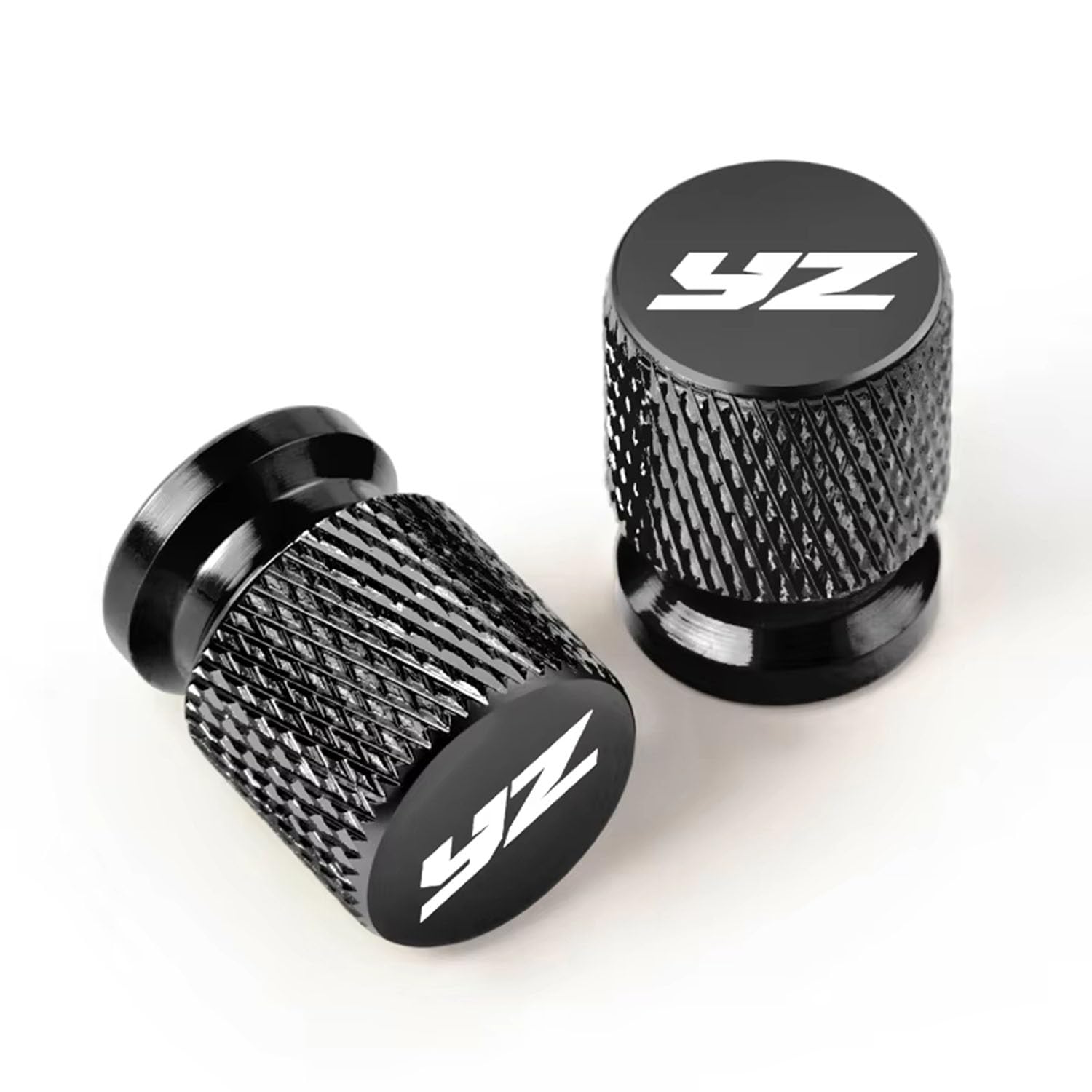 4 Stück Motorrad Ventilkappen für Yamaha YZ 80 85 125 250 426 450 F X FX YZ80 YZ85 YZ125 YZ250 CNC Aluminium mit Graviertem Logo Staubdichte Reifenkappen Motorradventile,Black Style 4 Stück Motorrad Ventilkappen für Yamaha YZ 80 85 125 250 426 450 F X FX YZ80 YZ85 YZ125 YZ250 CNC Aluminium mit Graviertem Logo Staubdichte Reifenkappen Motorradventile,Black Style von WSOPP