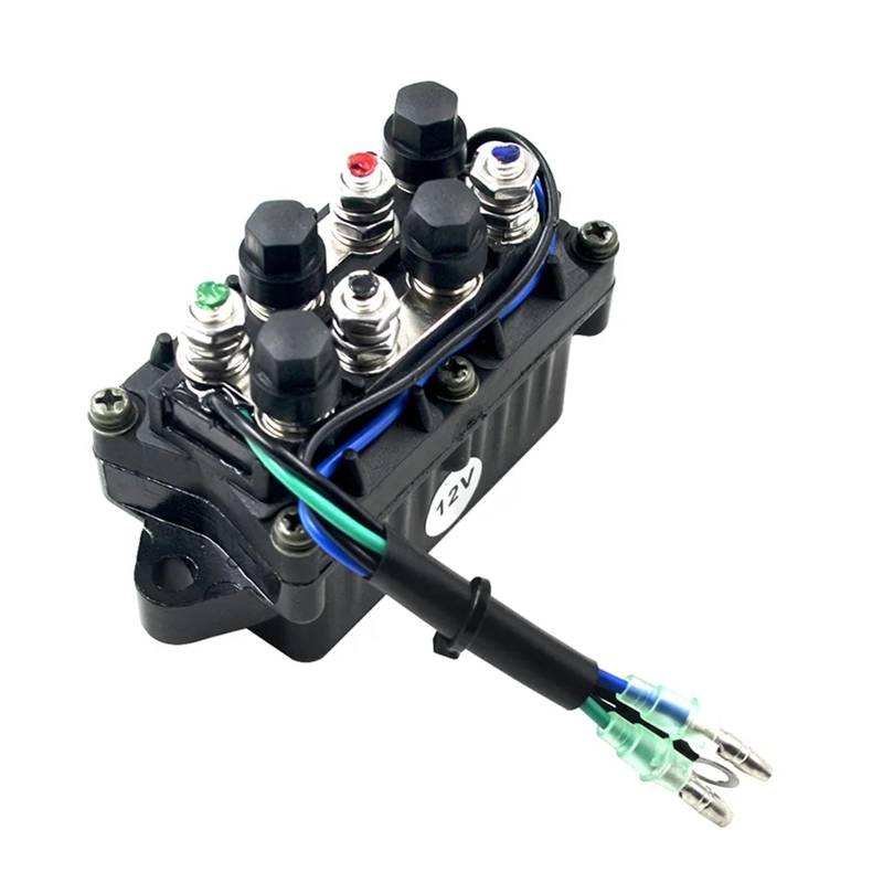 Trim Relais Assy Boot Motor Power 3 Pin 12V 120A for Außenbordmotor 30-90hp 6H1-81950-00-00 6H1-81950-01-00 von WSULQKOG