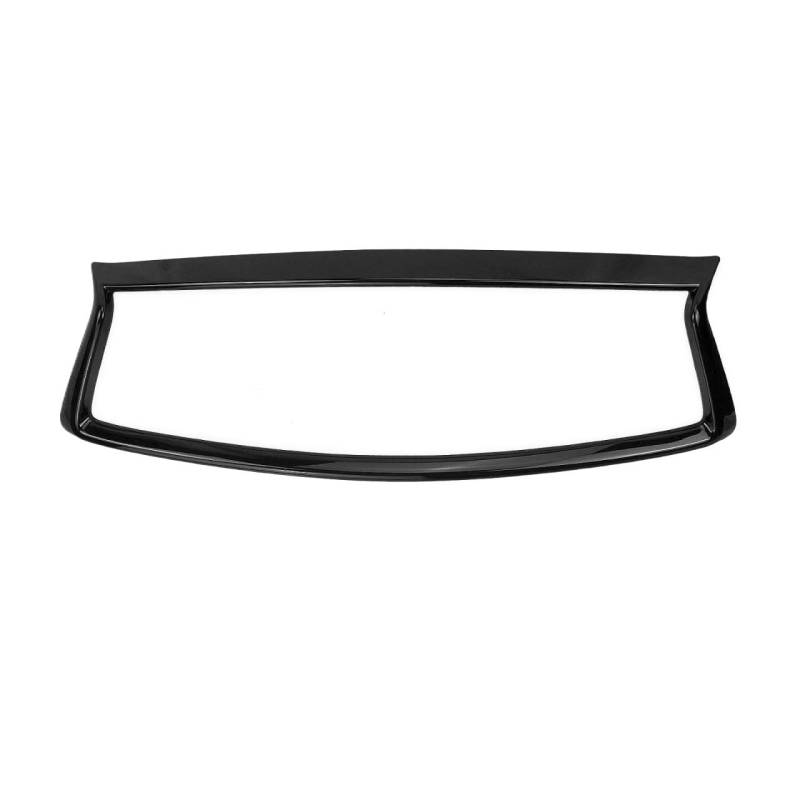 Front Nieren Kühlergrill Front Overlay Grille Grill Trim Abdeckung Für Infiniti Q50 Q50S 2014 2015 2016 2017 Add On Oberen Stoßstange Haube Mesh Rahmen Lünette Streifen Frontgrill(Glossy Black) von WSUMKH