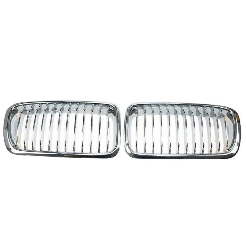Front Nieren Kühlergrill Für 7er E38 730IL/735I/725Tds/728I/750I Limousine 1998 1999 2000 2001 1 Paar Chrom-Frontstoßstange Nierengitter Haubengrill Refit Frontgrill(A) von WSUMKH