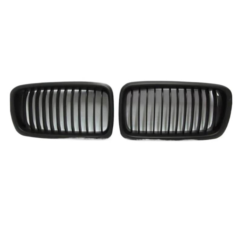 Front Nieren Kühlergrill Für 7er E38 730IL/735I/725Tds/728I/750I Limousine 1998 1999 2000 2001 1 Paar Chrom-Frontstoßstange Nierengitter Haubengrill Refit Frontgrill(Matte) von WSUMKH