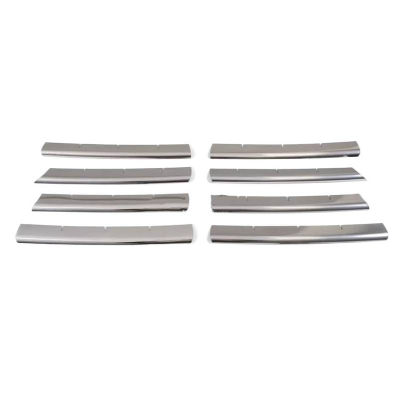Front Nieren Kühlergrill Für VW Für Transporter T5 Chrom Kühlergrill Trim 2003 2004 2005 2006 2007 2008 2009 2010 Edelstahl Außen Zubehör Auto Design Frontgrill von WSUMKH