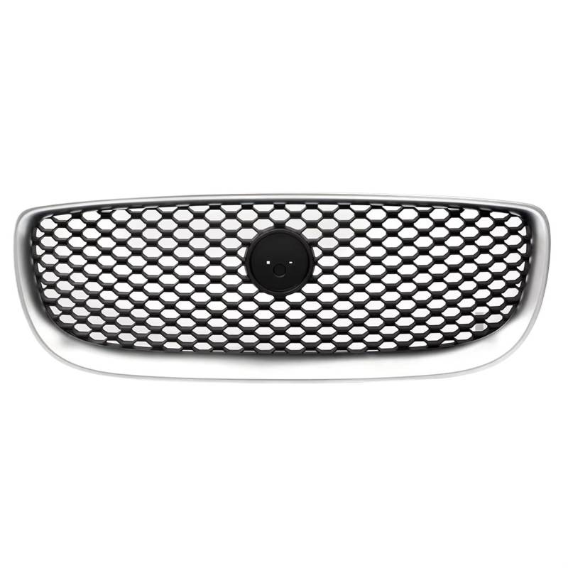 Front Nieren Kühlergrill Mattschwarzer Auto-Front-Center-Renngrill Für Jaguar Für XE 2015 2016 2017 2018 Frontgrill von WSUMKH
