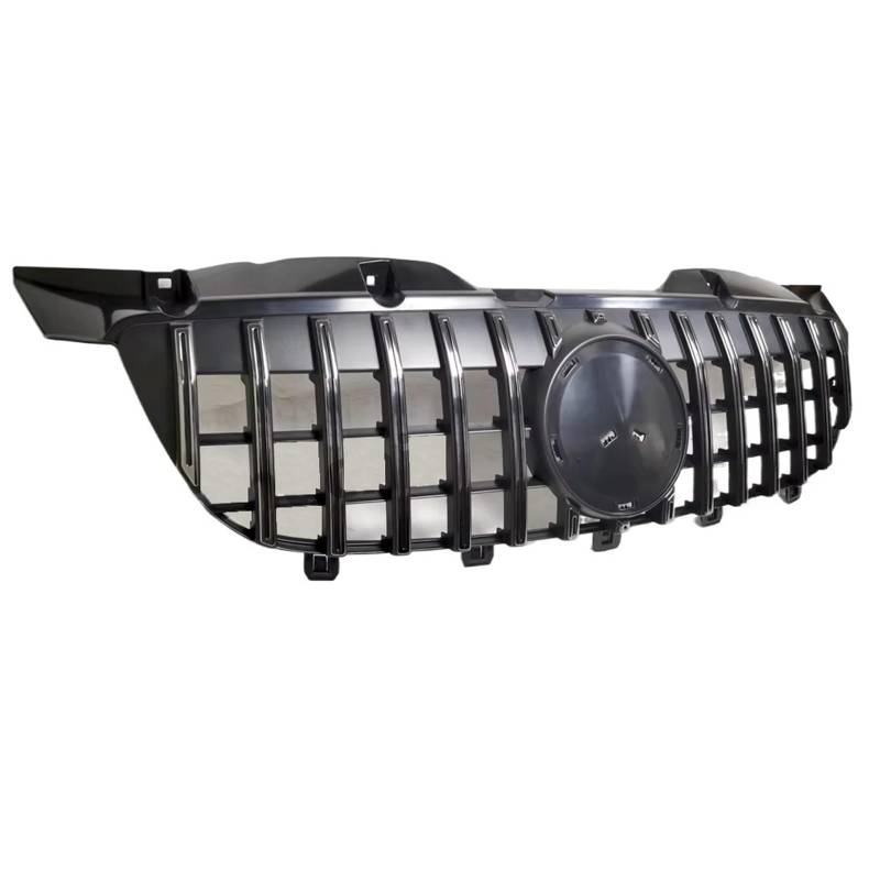 Front Nieren Kühlergrill W906 GT Style Schwarz/Silber Frontstoßstangengrill Für Benz Sprinter W906 Renngrill Vor Dem Facelift 2009 2010 2011 2012 2013 Frontgrill(Silber) von WSUMKH