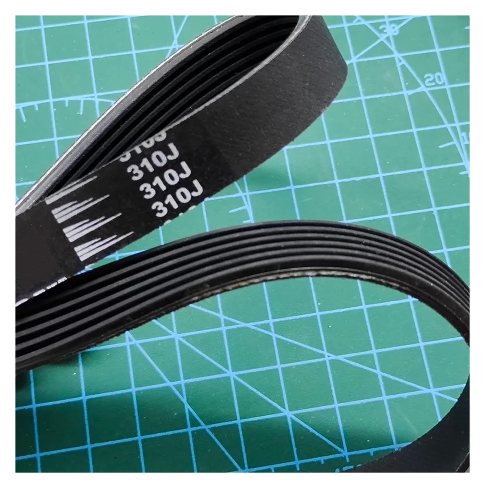 Keilriemen Zahnriemen 380J PJ965 Rippenriemen Antriebsriemen 350J 360J 370J 390J Für Stickmaschine Für Reifenauswuchtmaschine Für Hobel Laufband Antriebsriemen(380J,2PCS_7 Ribbed) von WSUMKH