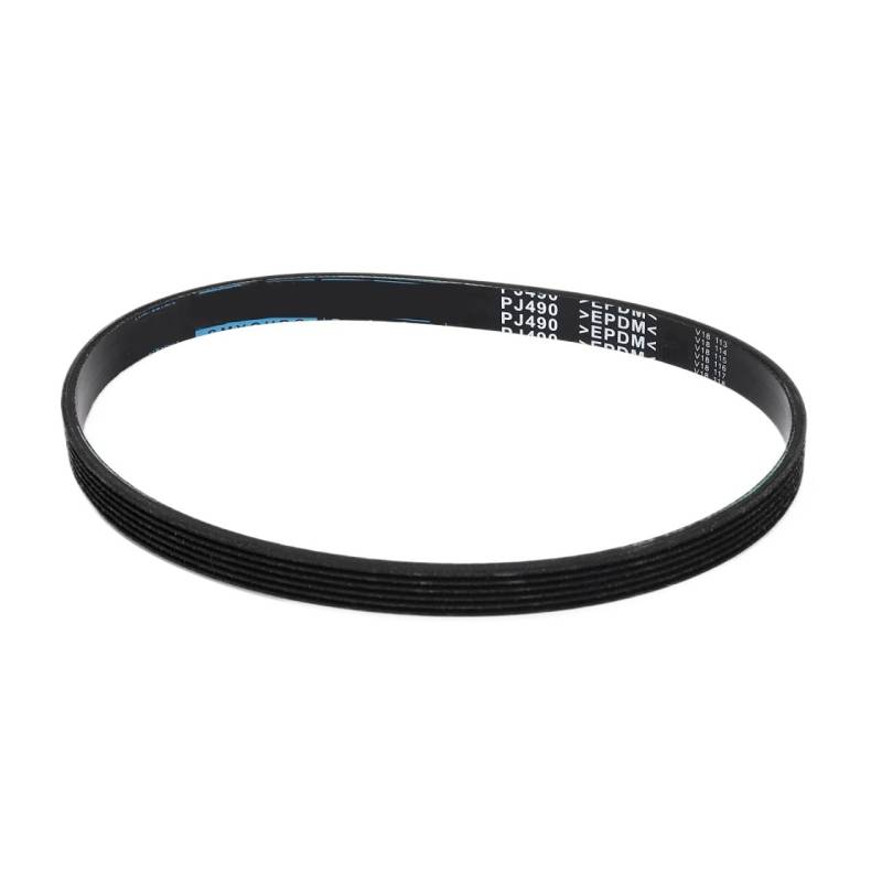 Keilriemen Zahnriemen Antriebsriemen (6PJ490) Umfang 490 Mm X Breite 14 Mm, Kompatibel Mit Qualcast M2E1232M/M2E1032M Rasenmäher-Gummi-Antriebsriemen Antriebsriemen von WSUMKH