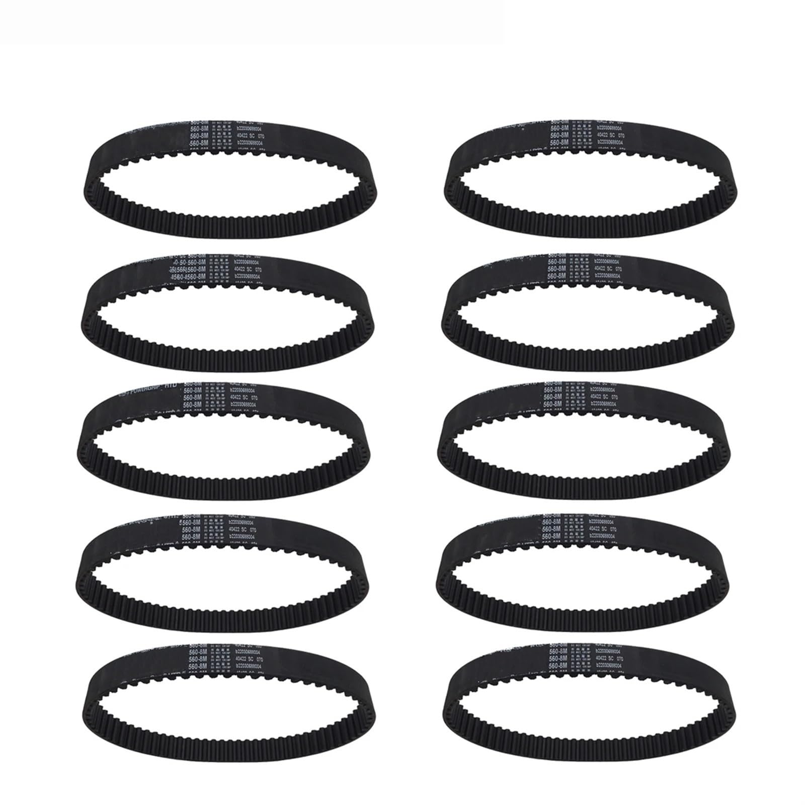 Keilriemen Zahnriemen Für SUR-Ron Für SURRON Antriebsriemen Der Ersten Stufe Light Bee X Antriebsriemen Der Ersten Klasse Scooter E-Bike Motorradzubehör Antriebsriemen(10 PCS) von WSUMKH