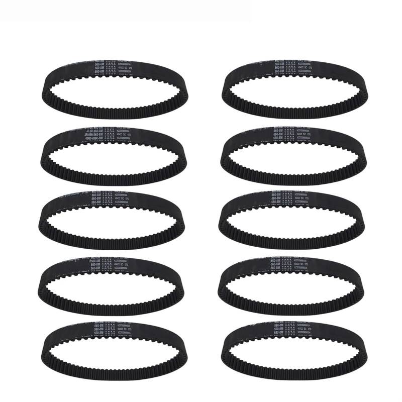 Keilriemen Zahnriemen Für SUR-Ron Für SURRON Antriebsriemen Der Ersten Stufe Light Bee X Antriebsriemen Der Ersten Klasse Scooter E-Bike Motorradzubehör Antriebsriemen(10 PCS) von WSUMKH