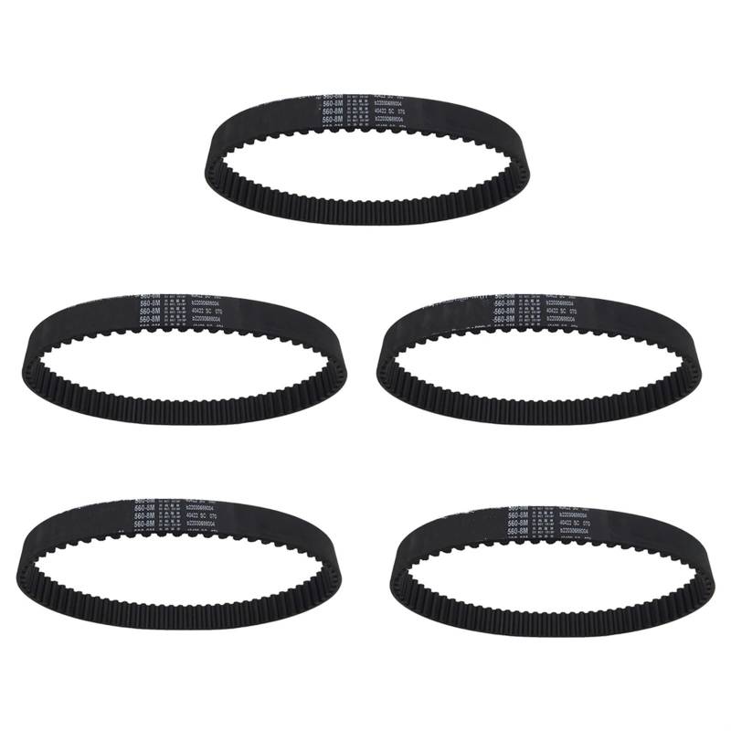 Keilriemen Zahnriemen Für SUR-Ron Für SURRON Antriebsriemen Der Ersten Stufe Light Bee X Antriebsriemen Der Ersten Klasse Scooter E-Bike Motorradzubehör Antriebsriemen(5 PCS) von WSUMKH