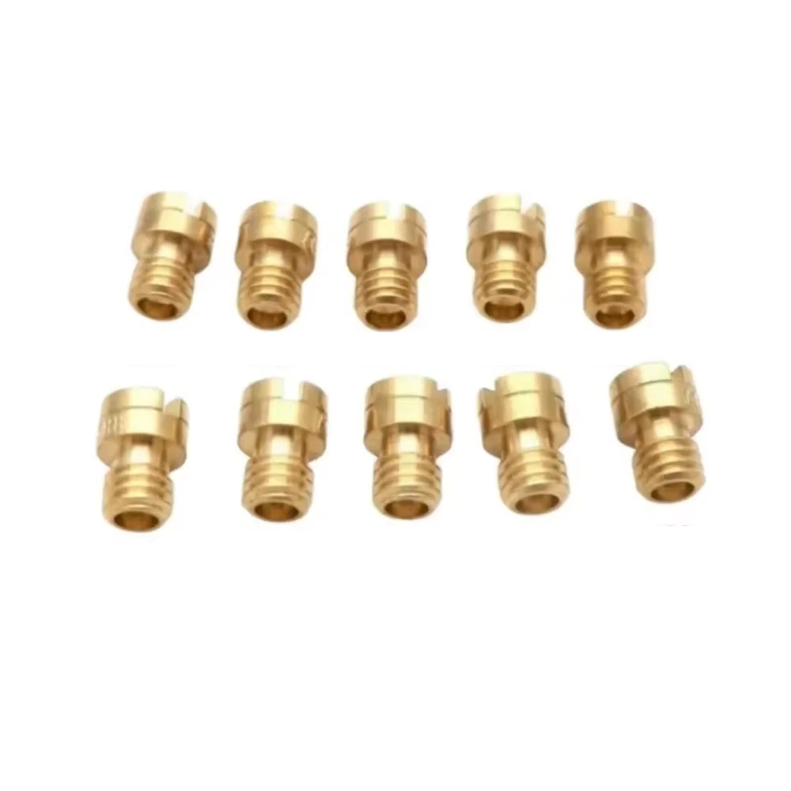 Vergaser Für Keihin Vergaser Packung Mit 10 Stück 4mm Hauptdüse M4 Für GY6 50cc 139QMB PZ19 Für Keihin Für OKO Für KOSO PWK Für Mikuni Moto Vergaser(75-98 (M4)) von WSUMKH